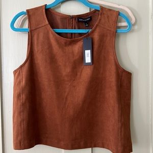 Banana Republic Copper Cropped Sleeveless Top